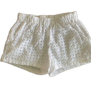 Crewcuts White Eyelet Shorts Girls' 8